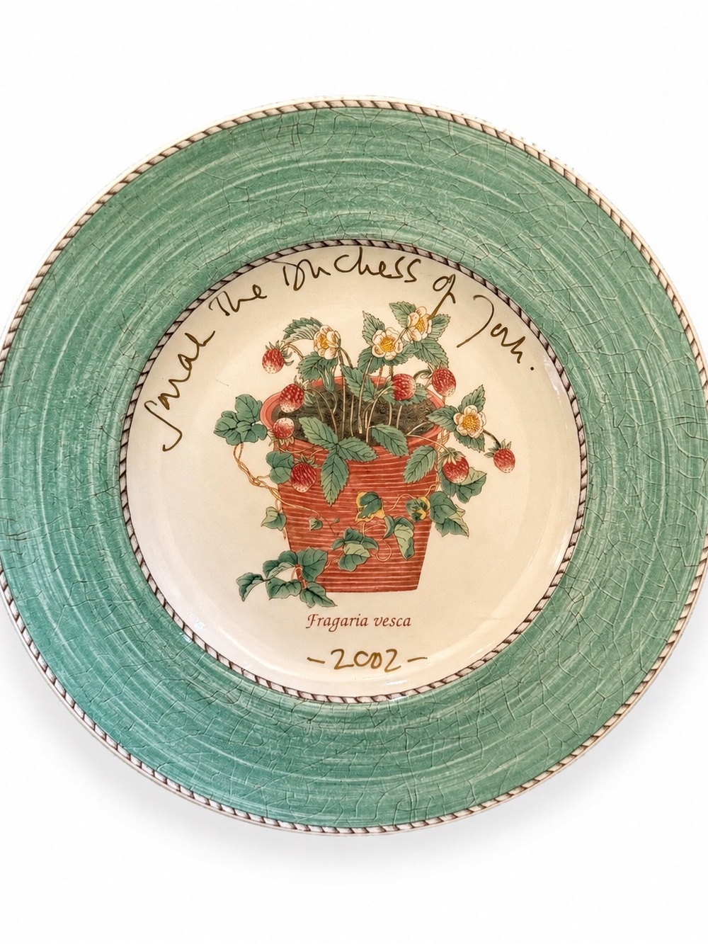 Wedgwood Sarah’s Garden Queen’s Ware Plate